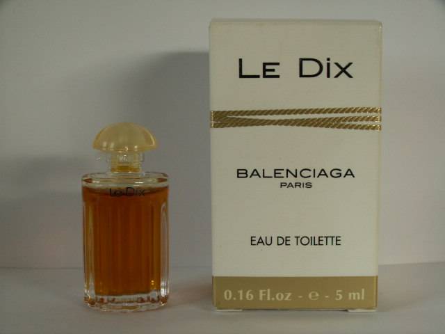 miniature parfum le dix de balenciaga
